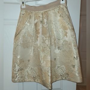 Champagne gold skirt